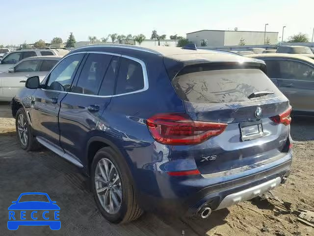 2019 BMW X3 SDRIVE3 5UXTR7C50KLF25243 image 2