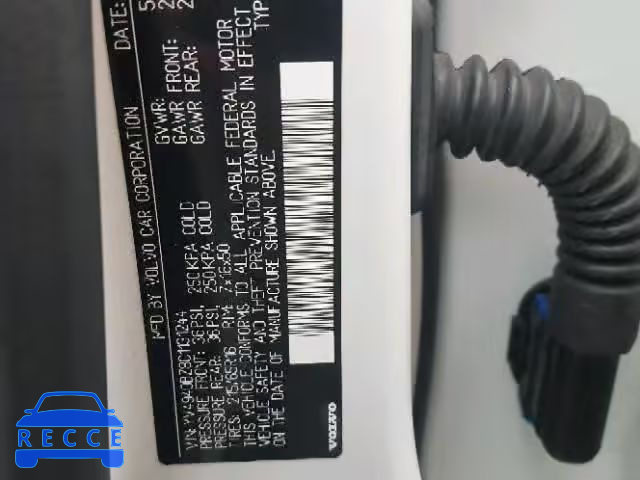 2012 VOLVO XC70 3.2 YV4940BZ8C1131244 image 9