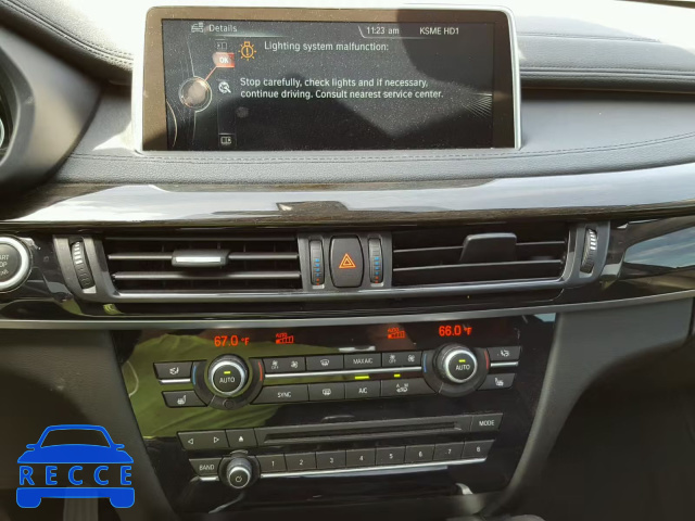 2015 BMW X6 XDRIVE3 5UXKU2C5XF0N76766 Bild 8
