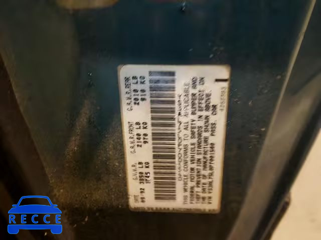 1993 SAAB 900 YS3AL75L0P7001540 image 9
