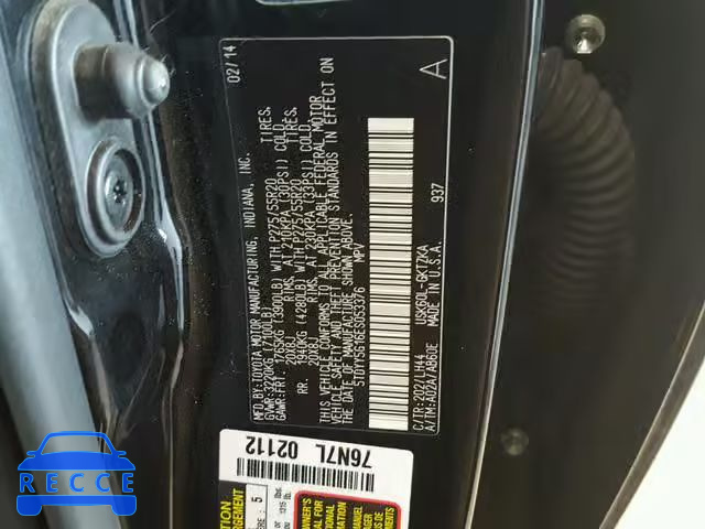 2014 TOYOTA SEQUOIA PL 5TDYY5G16ES053376 image 9