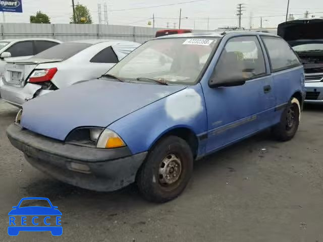 1989 GEO METRO JG1MS2164KK733632 image 1