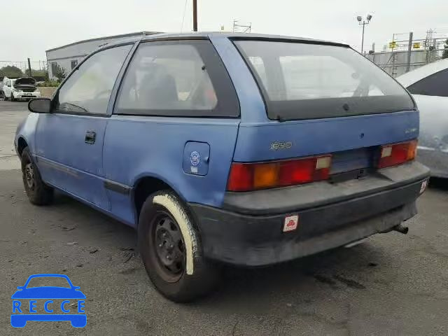 1989 GEO METRO JG1MS2164KK733632 зображення 2