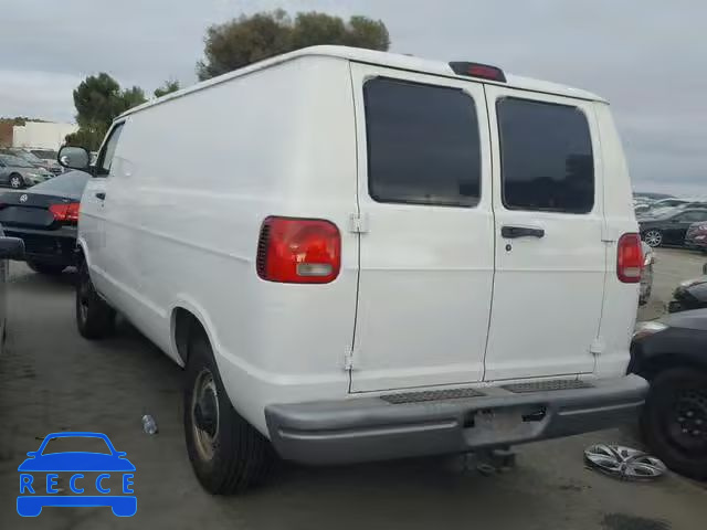 2001 DODGE RAM VAN B3 2B7KB31Z61K530023 image 2