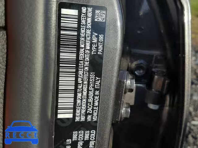 2018 JEEP RENEGADE S ZACCJBAB6JPH15351 image 9