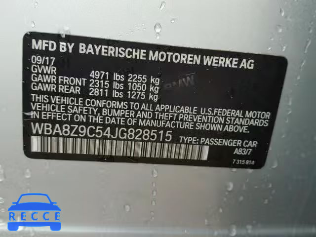 2018 BMW 330 XIGT WBA8Z9C54JG828515 зображення 9