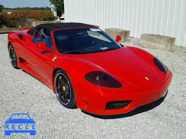 2002 FERRARI 360 SPIDER ZFFYT53A220130023 зображення 0