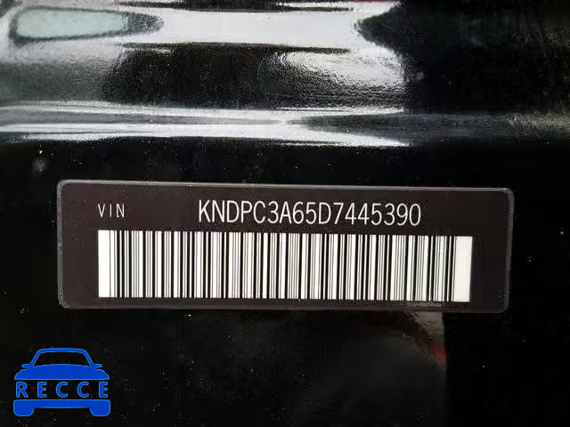 2013 KIA SPORTAGE S KNDPC3A65D7445390 image 9