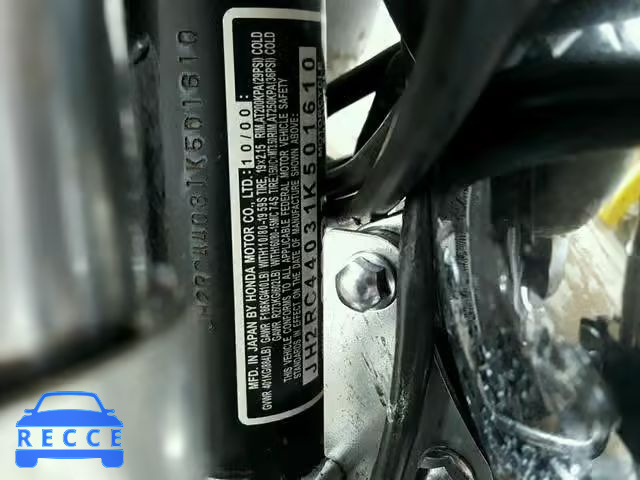 2001 HONDA VT750 DC JH2RC44031K501610 image 9