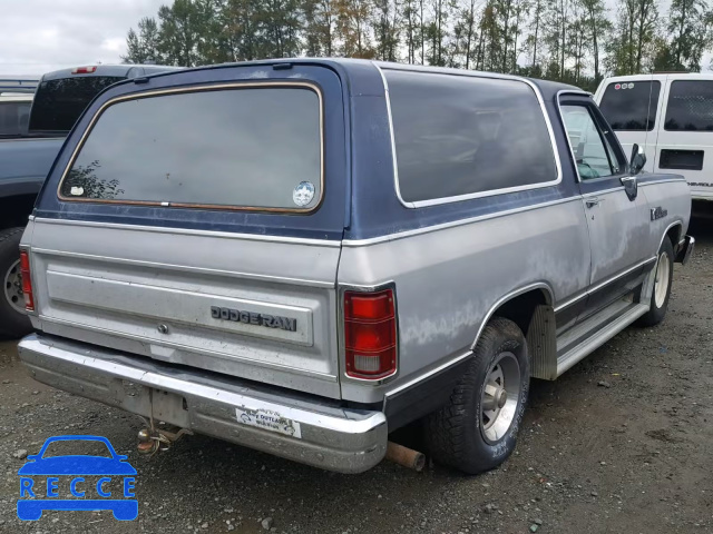 1988 DODGE RAMCHARGER 3B4GD12Y7JM820583 image 3