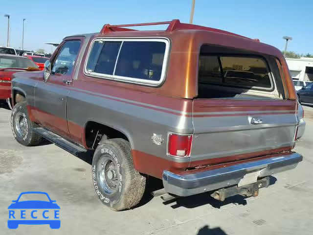 1986 CHEVROLET BLAZER K10 1G8EK18L4GF164549 image 2