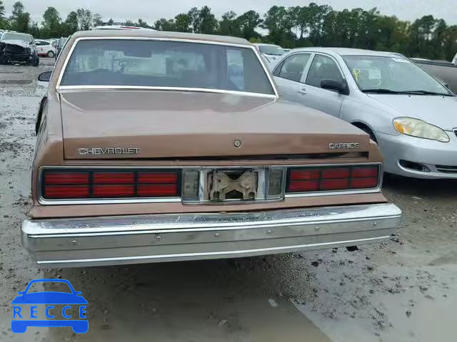 1987 CHEVROLET CAPRICE 1G1BL51H0HA156913 зображення 9