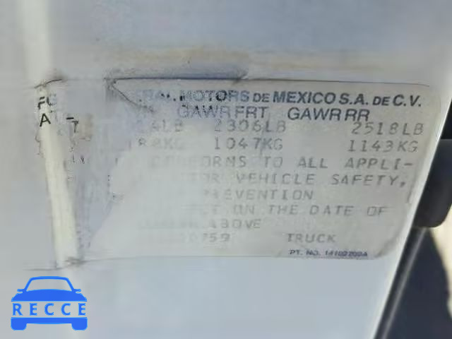 1987 GMC CABALLERO 3GTCW80HXHS800759 Bild 9