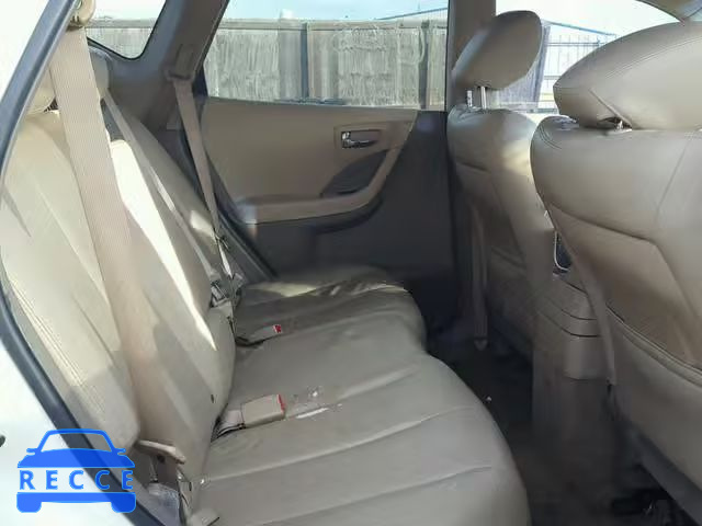 2006 NISSAN MURANO S JN8AZ08T26W430406 Bild 5