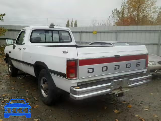 1991 DODGE D-SERIES D 1B7KE2689MS276240 зображення 2