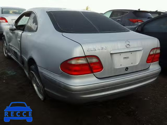 1999 MERCEDES-BENZ CLK 430 WDBLJ70G4XF073894 image 2