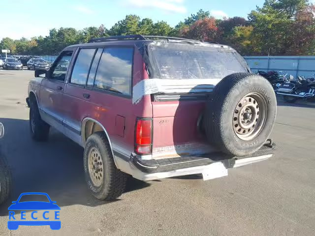 1992 CHEVROLET BLAZER S10 1GNDT13Z5N2169362 image 2