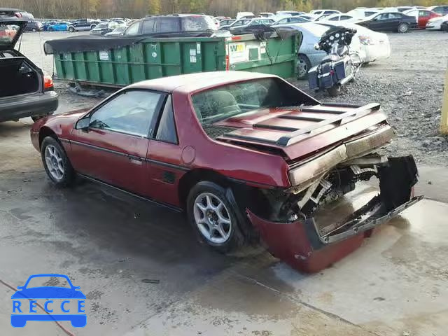 1987 PONTIAC FIERO 1G2PE11R8HP207794 image 2