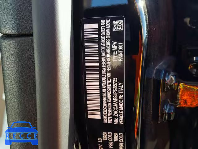 2018 JEEP RENEGADE S ZACCJAAB9JPG85725 зображення 9