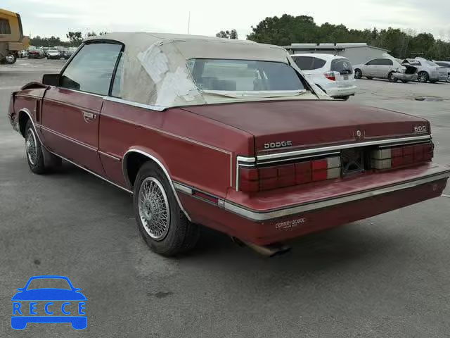 1985 DODGE 600 1B3BV55E6FG191002 image 2