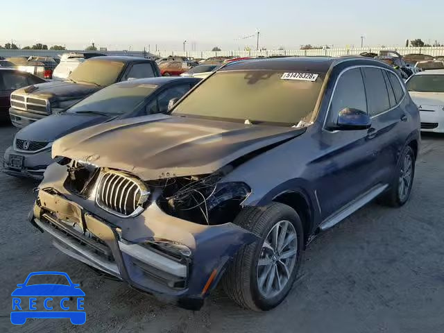 2019 BMW X3 SDRIVE3 5UXTR7C50KLF25243 image 1