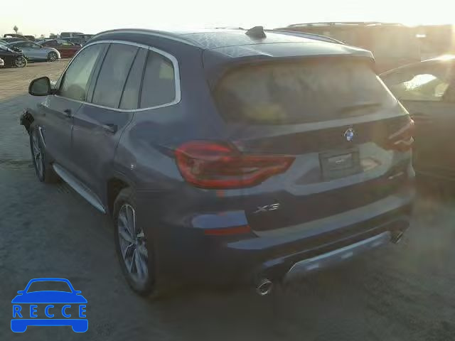2019 BMW X3 SDRIVE3 5UXTR7C50KLF25243 image 2