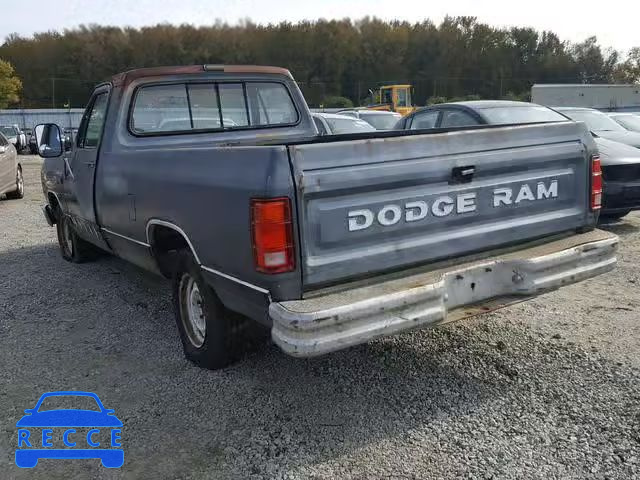 1987 DODGE D-SERIES D 1B7FD14H4HS377709 зображення 2