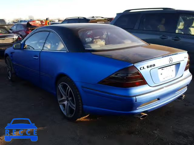 2002 MERCEDES-BENZ CL 600 WDBPJ78J72A025474 image 2