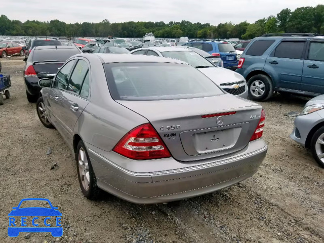 2007 MERCEDES-BENZ C 350 4MAT WDBRF87H17F850113 image 2