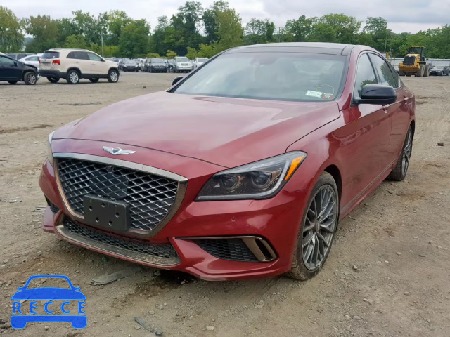 2018 GENESIS G80 SPORT KMHGN4JB1JU223192 Bild 1