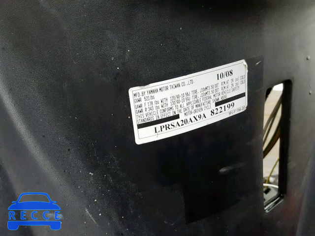 2009 YAMAHA YW50 LPRSA20AX9A822199 image 19