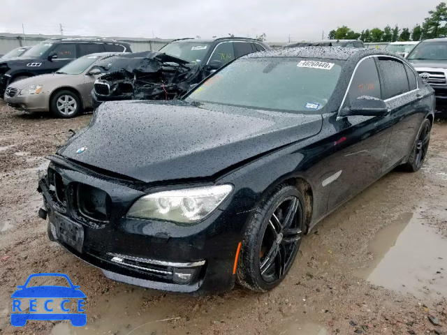 2013 BMW 740 LXI WBAYF4C51DDE23796 зображення 1