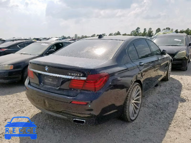 2014 BMW 740 LXI WBAYF4C55ED282035 зображення 3