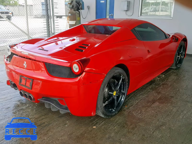 2014 FERRARI 458 SPIDER ZFF68NHA5E0196443 зображення 3