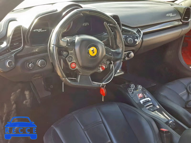 2014 FERRARI 458 SPIDER ZFF68NHA5E0196443 image 8