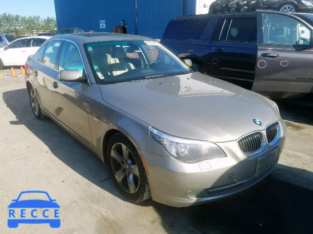 2008 BMW 5 SERIES WBANV93558CZ62384 image 0