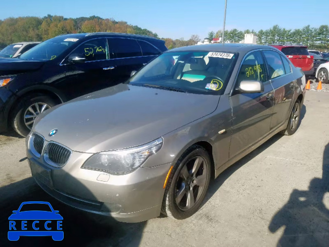 2008 BMW 5 SERIES WBANV93558CZ62384 image 1