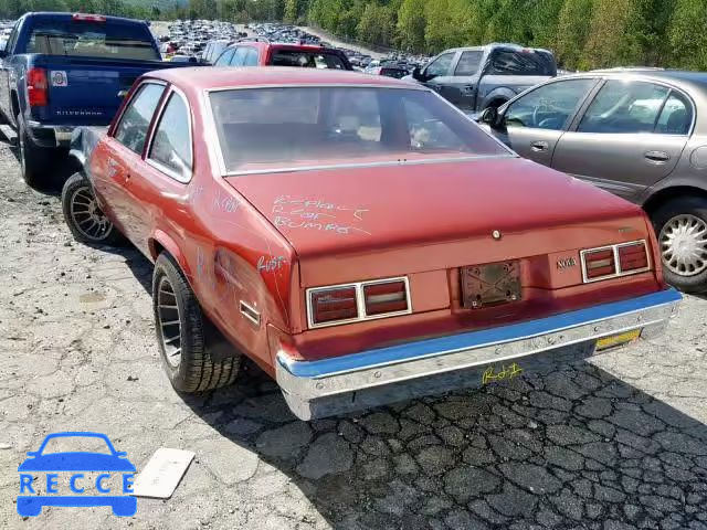 1977 CHEVROLET NOVA 1X27D7T175543 image 2