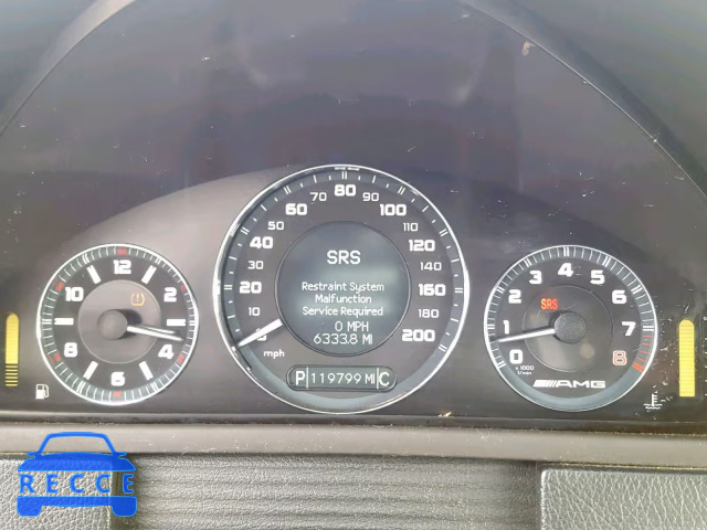 2008 MERCEDES-BENZ CLK 63 AMG WDBTK77GX8T088857 image 7