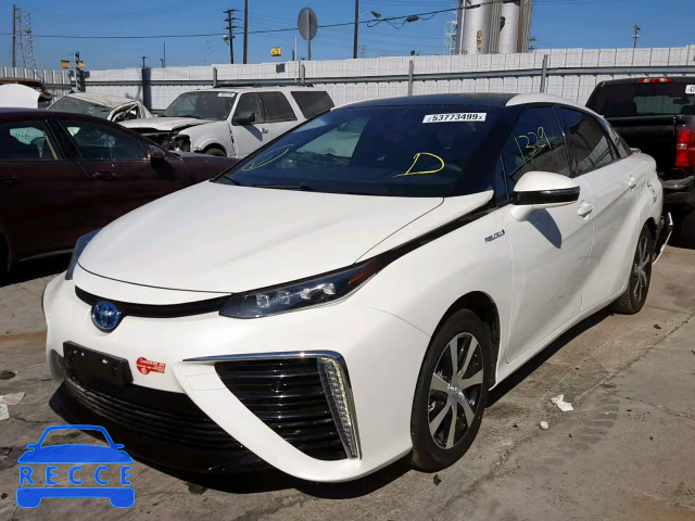 2018 TOYOTA MIRAI JTDBVRBD8JA004999 зображення 1