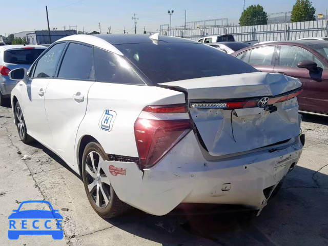 2018 TOYOTA MIRAI JTDBVRBD8JA004999 зображення 2