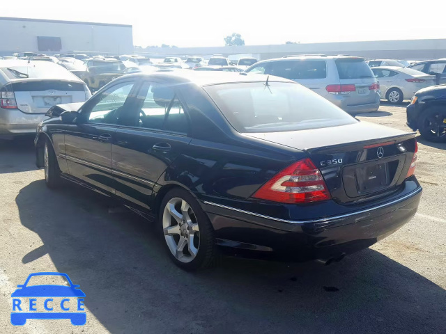 2007 MERCEDES-BENZ C 350 WDBRF56H57F848414 image 2