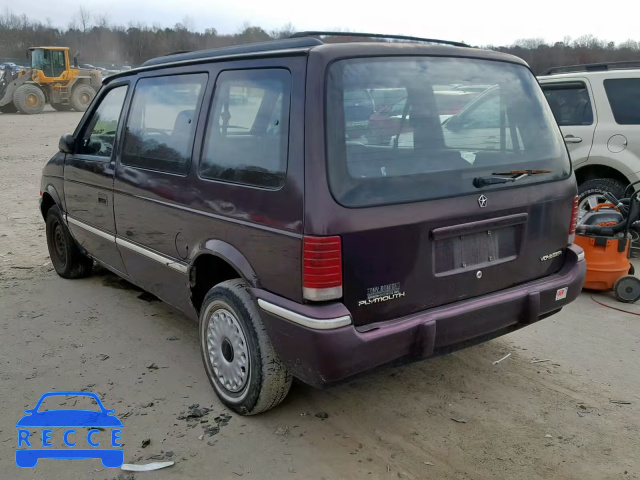 1992 PLYMOUTH VOYAGER 2P4GH2539NR524374 Bild 2