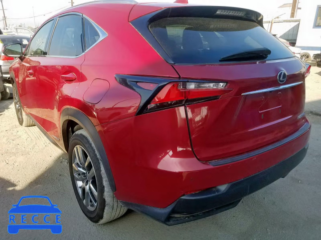 2015 LEXUS NX 300H JTJBJRBZ0F2022192 image 2