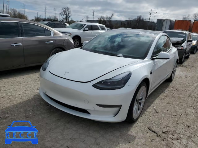 2022 TESLA MODEL 3 5YJ3E1EB6NF210982 зображення 0