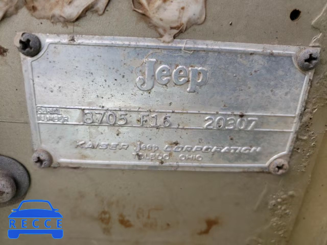 1967 JEEP CJ-5 8705F1620307 image 13