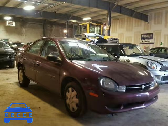 2000 DODGE NEON BASE 1B3ES46C2YD732533 image 0