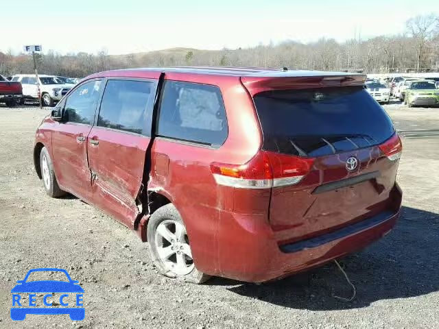 2013 TOYOTA SIENNA BAS 5TDZK3DC1DS355799 image 2