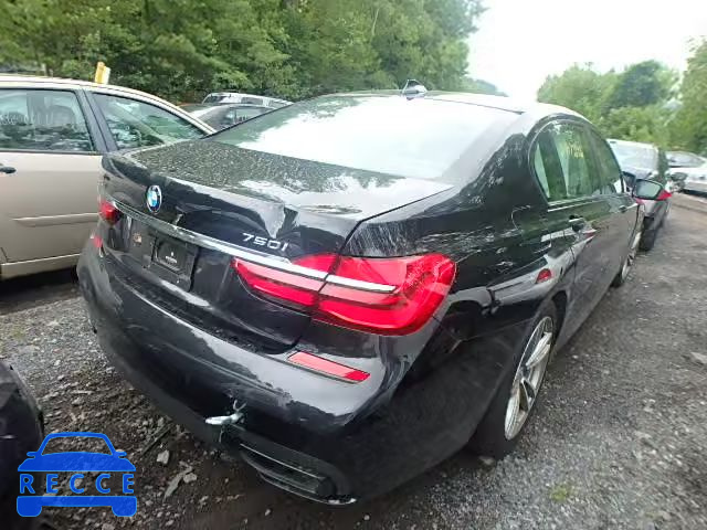 2016 BMW 750I XDRIV WBA7F2C54GG415627 зображення 3