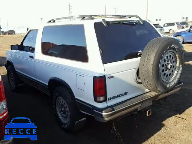 1993 CHEVROLET BLAZER S10 1GNCT18Z7P0120067 image 2